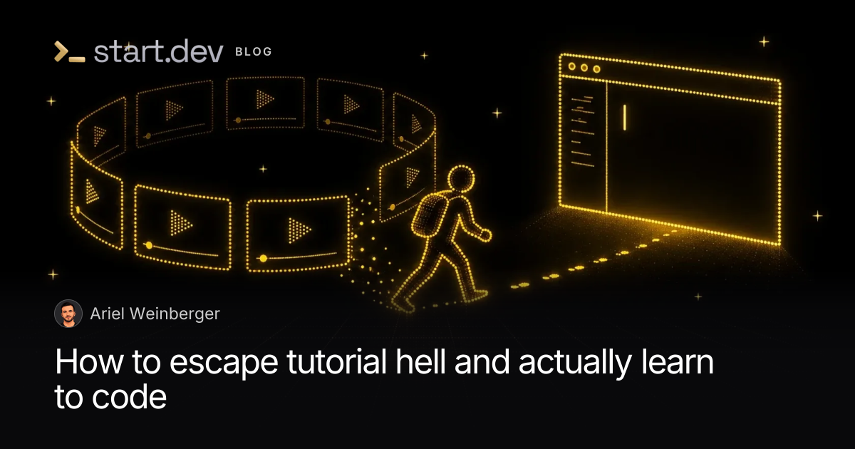 How to escape tutorial hell and actually learn to code